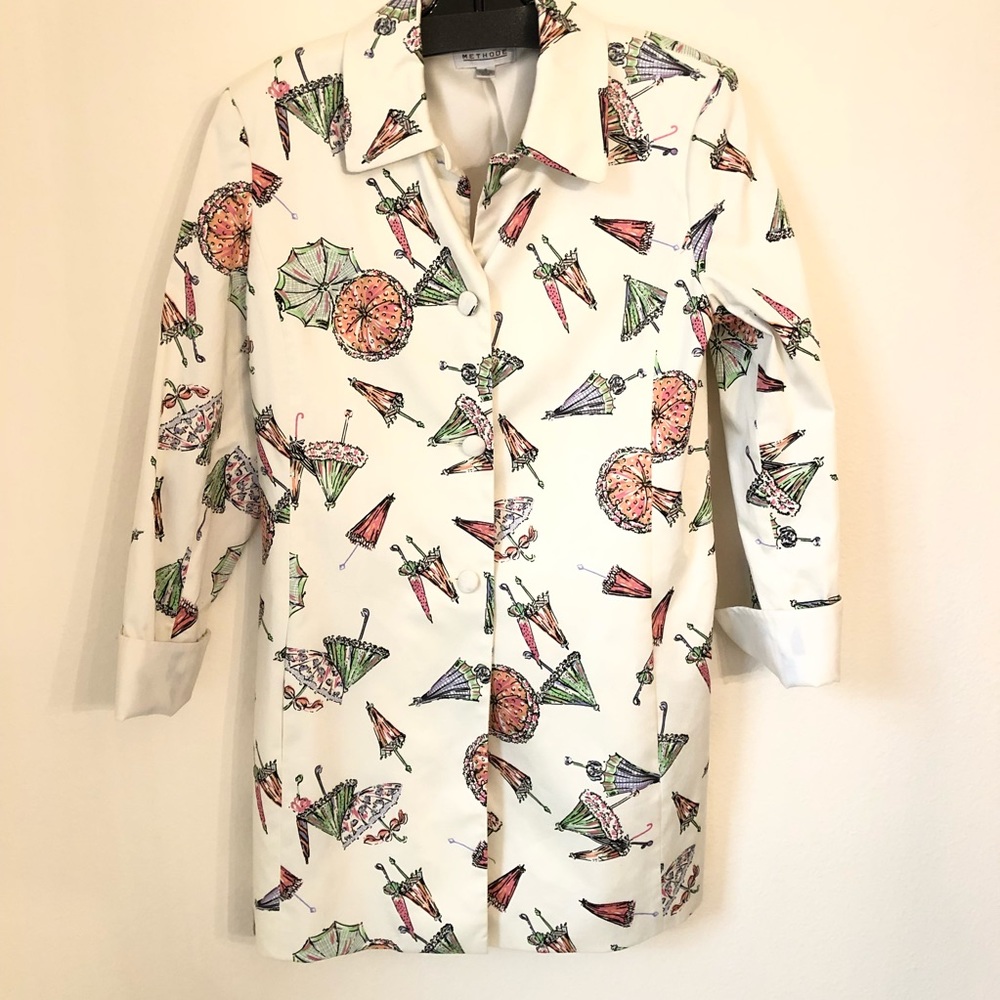 Methode Button Down Coat with Parasols ☂️ 6